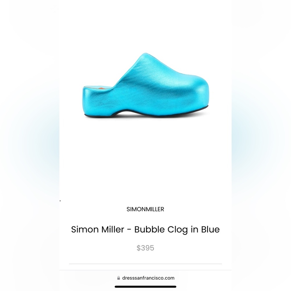 NWT! Simon Miller Bubble Clog, Size 6
